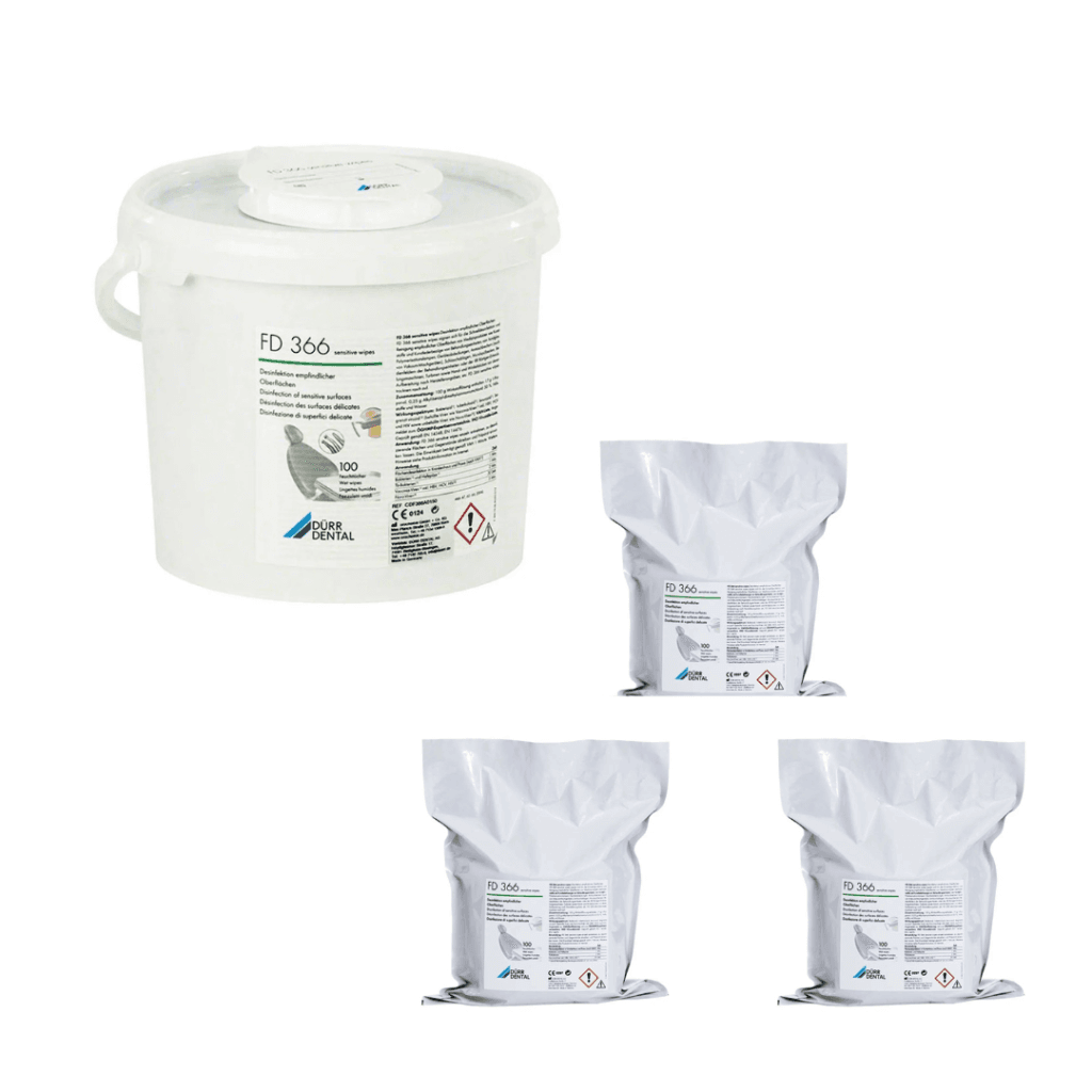 Magazin produse stomatologice, Pachet șervețele dezinfectante Durr Dental FD 366 + 3 Rezerve, Dexellence