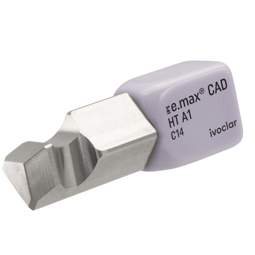 Magazin produse stomatologice, Cutie 5 blocuri de ceramică IPS E MAX CAD HT C14 pentru mașina de frezat PLANMILL, Dexellence