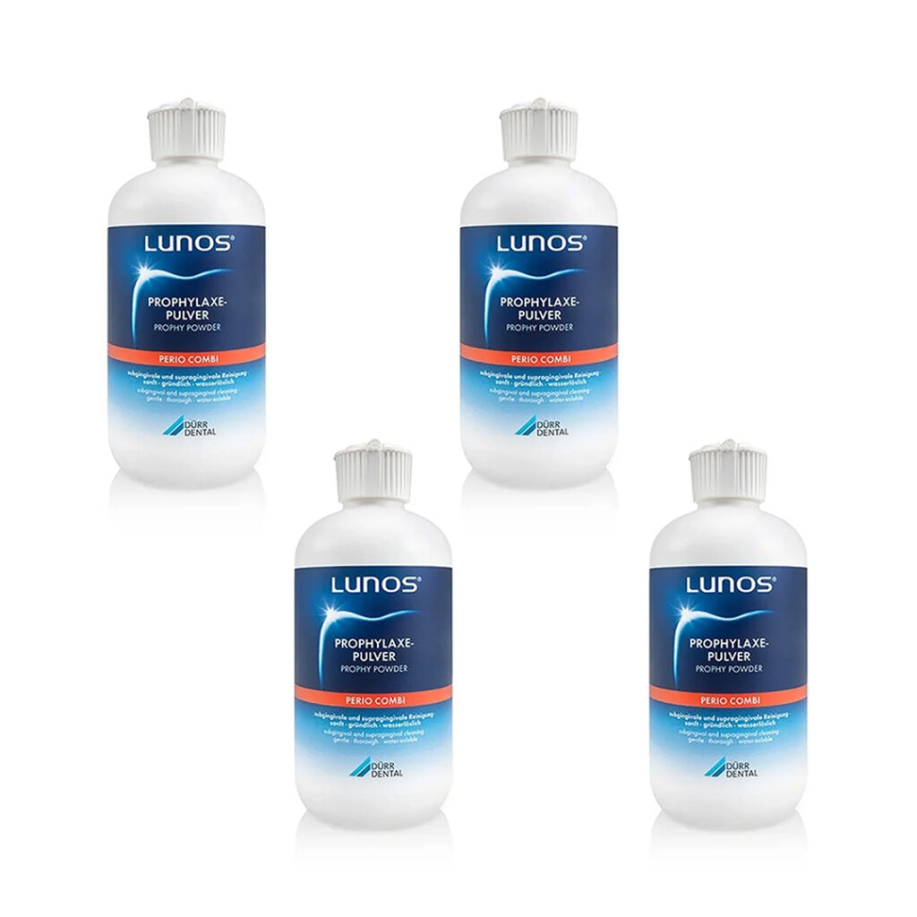 Magazin produse stomatologice, Pachet 4 Pulbere de profilaxie Durr Dental Perio Combi Lunos, Dexellence